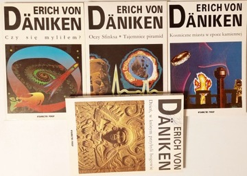 Erich Von Daniken CZY SIĘ MYLIŁEM Oczy Sfinksa KOSMICZNE MIASTA