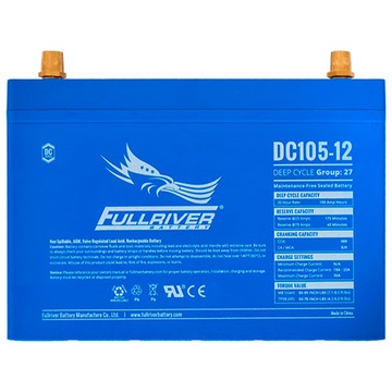 Akumulator Fullriver AGM DC105-12 12V 100Ah 110Ah