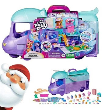 SAMOCHÓD KAMPER MY LITTLE PONY ZESTAW FIGURKI KONI PREZENT DLA DZIEWCZYNKI