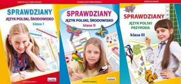 Sprawdziany - j. polski, przyroda - kl 1-3 SP