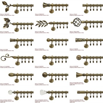 ОДИНОЧНЫЕ МЕТАЛЛИЧЕСКИЕ КАРДИНЫ 19 мм 400 см 4 м