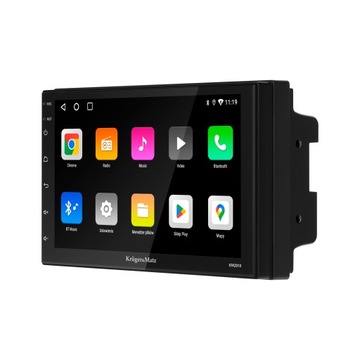 Автомобильная магнитола Kruger&Matz CarPlay/AndroidAuto, 7 дюймов, 2DIN, Bluetooth, USB, AUX