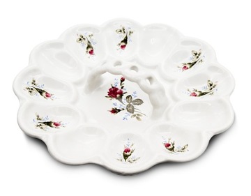 ТАРЕЛКА ЯИЧНАЯ ТАРЕЛКА КЕРАМИЧЕСКОЕ БЛЮДО РУЧКА РОЗОВАЯ ПАСХА