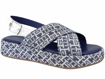 TOMMY HILFIGER LOGO SANDAL BUTY DAMSKIE SANDAŁY