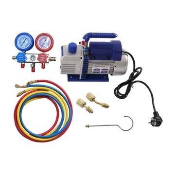 Комплект вакуумного насоса и манометра в коллекторе 1/4HP3*4FT