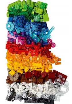 LEGO Classic 11013 Прозрачные цветные кубики
