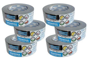 Серебристая ремонтная лента DUCT TAPE SMART
