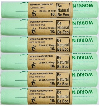 WORKI BIODEGRADOWALNE KOMPOSTOWALNE X 6 - 10L BIO (150szt) 11057