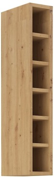 Szafka kuchenna wisząca otwarta 15x90 Dąb Artisan