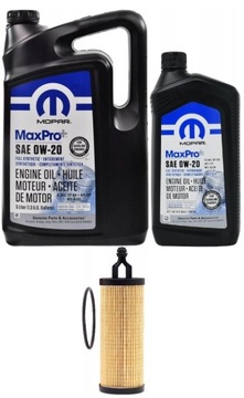 MOPAR 5W20 6L + FILTR DODGE CHARGER 3,6 2014-2022