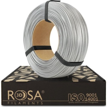 Filament ROSA 3D PLA Starter Refill 1,75mm 1kg Szary Satynowy Satin Gray