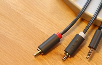 KABEL AUDIO AUX UGREEN 2X RCA CINCH MINI JACK 3,5 mm 1M