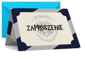 ZAPROSZENIE URODZINOWE Harry Potter Ravenclaw HP