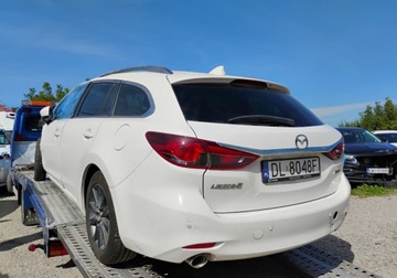 Mazda 6 III Sport Kombi Facelifting 2018 2.0 Skyactiv-G 145KM 2019 Mazda 6 2019r, SALON POLSKA. 2.0 Benzyna. Uszkodzony lewy przod. Pali. 2.0, zdjęcie 3