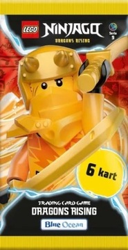 karty lego ninjago S 9 Dragons Rising saszetka 6 kart NAJNOWSZA KOLEKCJA