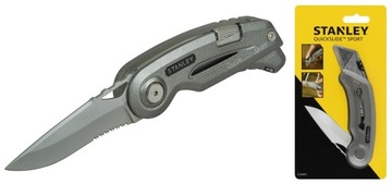 STANLEY NÓŻ Z DWOMA RÓŻNYMI OSTRZAMI QUICKSLIDE SPORT Utility