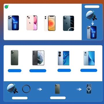 Автомобильный держатель Joyroom JR-ZS240, воздухоотводчик для MagSafe 15W USB-C