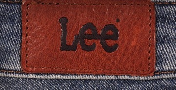 LEE spodnie SLIM straight jeans blue ELLY W30 L33