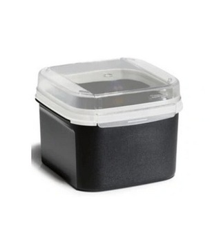 Tupperware Pojemnik Kolory Tęczy ** 2,6 L czarny z przykrywką ** F-ra Vat