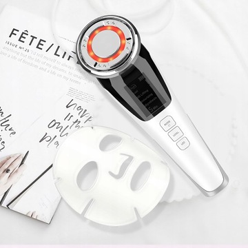 БЕЗИНГОЛЬНАЯ МЕЗОТЕРАПИЯ EMS МАССАЖЕР-ЛИФТФИНГ ДЛЯ ЛИЦА 5в1 МАССАЖНОЕ УСТРОЙСТВО