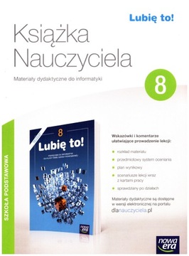 Lubię to 8 Książka nauczyciela NOWA 2018 Nowa Era
