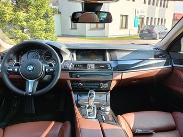 BMW Seria 5 F10-F11 Touring Facelifting 530d 258KM 2014 BMW Seria 5 530d 258KM Automat Panorama Skóra BiXenon Zarejestrowana w PL, zdjęcie 14