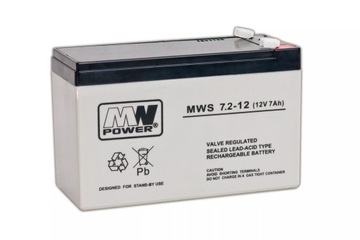 AKUMULATOR AGM 12V 7.2Ah MWS 7.2-12