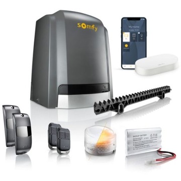 Привод для откатных ворот Somfy Slidy Moove + WiFi 600кг 8м