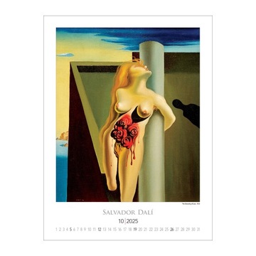 Настенный календарь картина Сальвадора Дали 2025 - 13 досок