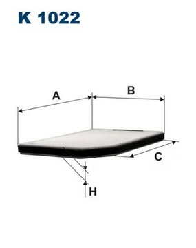 FILTRON K 1022 FILTR KABINY