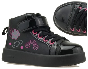 DZIEWCZĘCE TRZEWIKI PÓŁBUTY DZIECIĘCE BOTKI BUTY PRZEJŚCIOWE NA RZEPY R. 23