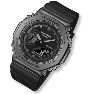 Stalowy zegarek Casio G-SHOCK GM-2100BB WR200M Box z torebką+ Grawer gratis
