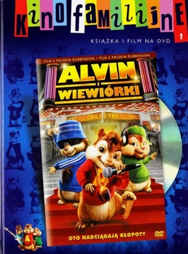 KINO FAMILIJNE * ALVIN I WIEWIÓRKI * DVD + KSIĄŻKA