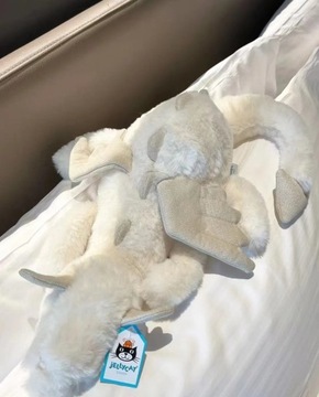 Мягкий плюш Jellycat White Dragon 50 см