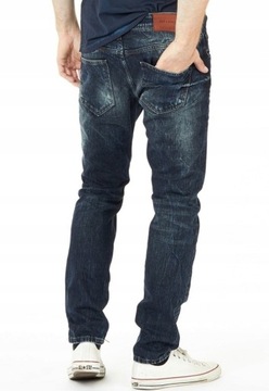 Only Sons Klasyczne Jeansy Przecierane NAVY 33/32