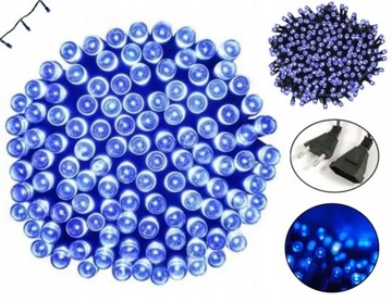 100 СВЕТОДИОДНЫХ РОЖДЕСТВЕНСКИХ ОГНИ СИНЕГО ОСВЕЩЕНИЯ