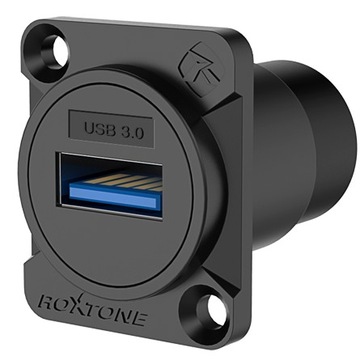 GNIAZDO PANELOWE TYPU USB 3.0 ROXTONE RAU3D-B