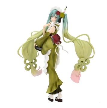 аниме рисунок Хацунэ Мику кимоно