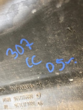 бачок омывателя PEUGEOT 307 CC 9650452380