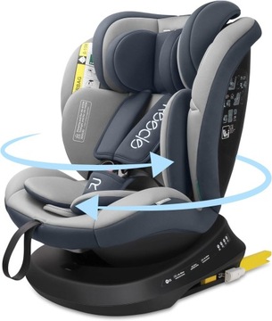 REECLE FOTELIK 0-36 KG ISOFIX OBROTOWY 360 ST