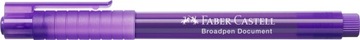 Cienkopis Faber-Castell Broadpen 0,8mm fioletowy