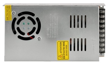 БЛОК ПИТАНИЯ СВЕТОДИОДОВ 12 В 250 Вт 20,8 А Модульный IP20 ДЛЯ СВЕТОДИОДНЫХ ЛЕНТ ОТВЕТСТВЕННОСТИ IP20