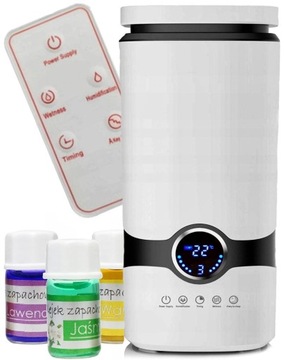 NAWILŻACZ POWIETRZA DYZUFOR ZAPACHOWY JONIZATOR PREZENT GRATIS 3 OLEJKI