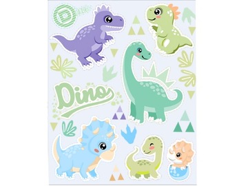 NAPLAMKI DINOZAURY TERMO łatki na ubrania DINO