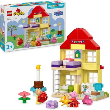 LEGO DUPLO ŚWINKA PEPPA 10433 URODZINOWY DOMEK PEPPY klocki dla dzieci