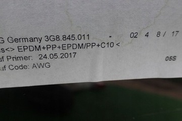 VW ARTEON ВЕТРОВОЕ СТЕКЛО 3G8845011