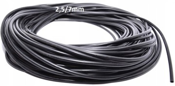 WĄŻ WĘŻYK PRZEWÓD GUMOWY 2,5/7 mm, fi 2,5mm