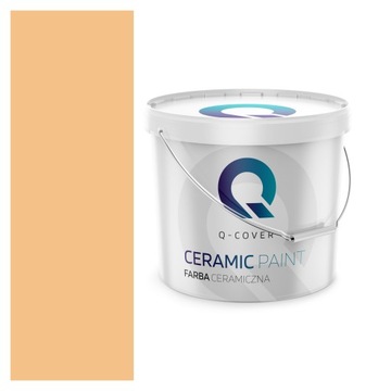 FARBA CERAMICZNA POMARAŃCZOWA JASNA KOLOR JASNY POMARAŃCZ GŁĘBOKI MAT 5L