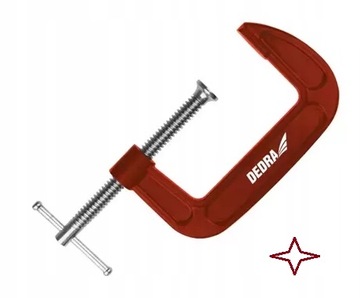 DEDRA Ścisk stolarski typu C 12A035 6'/150mm