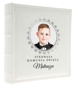 Album ze zdjęciem pamiątka Pierwsza Komunia Święta